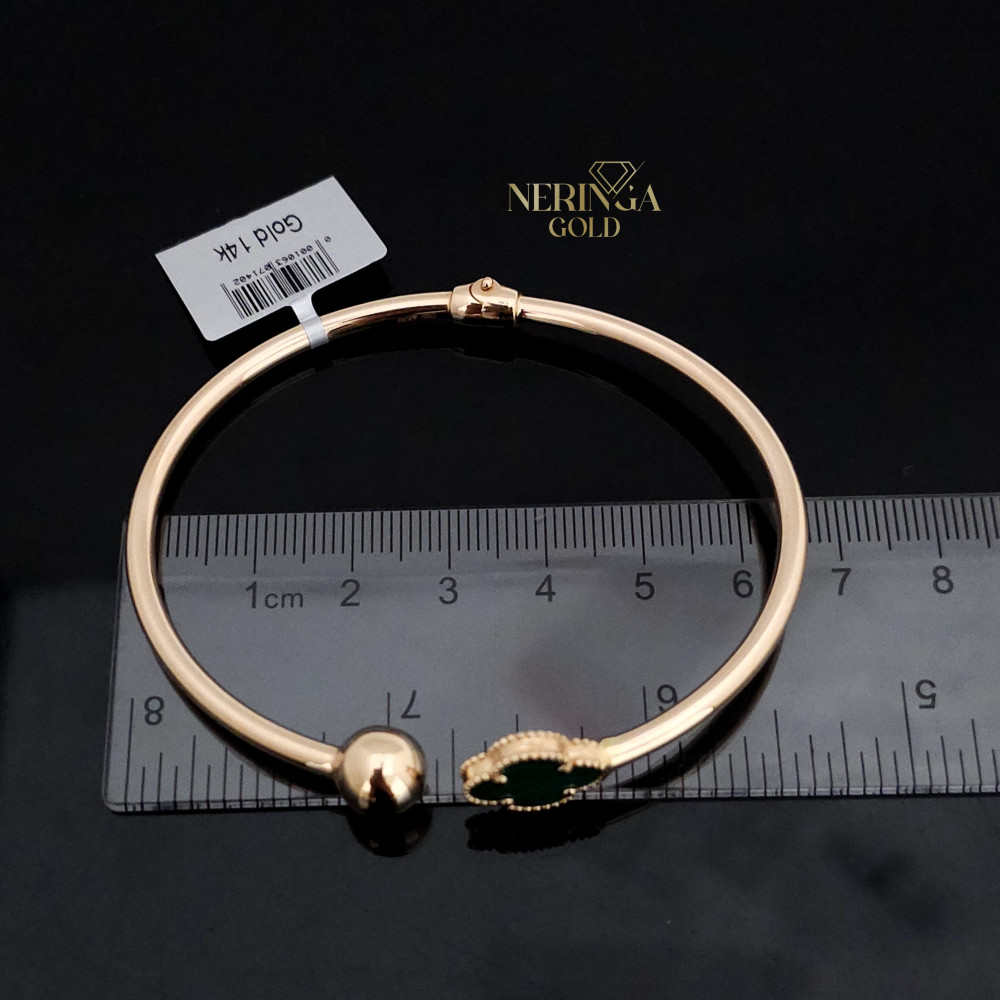 Rose gold hoop bracelet #66667