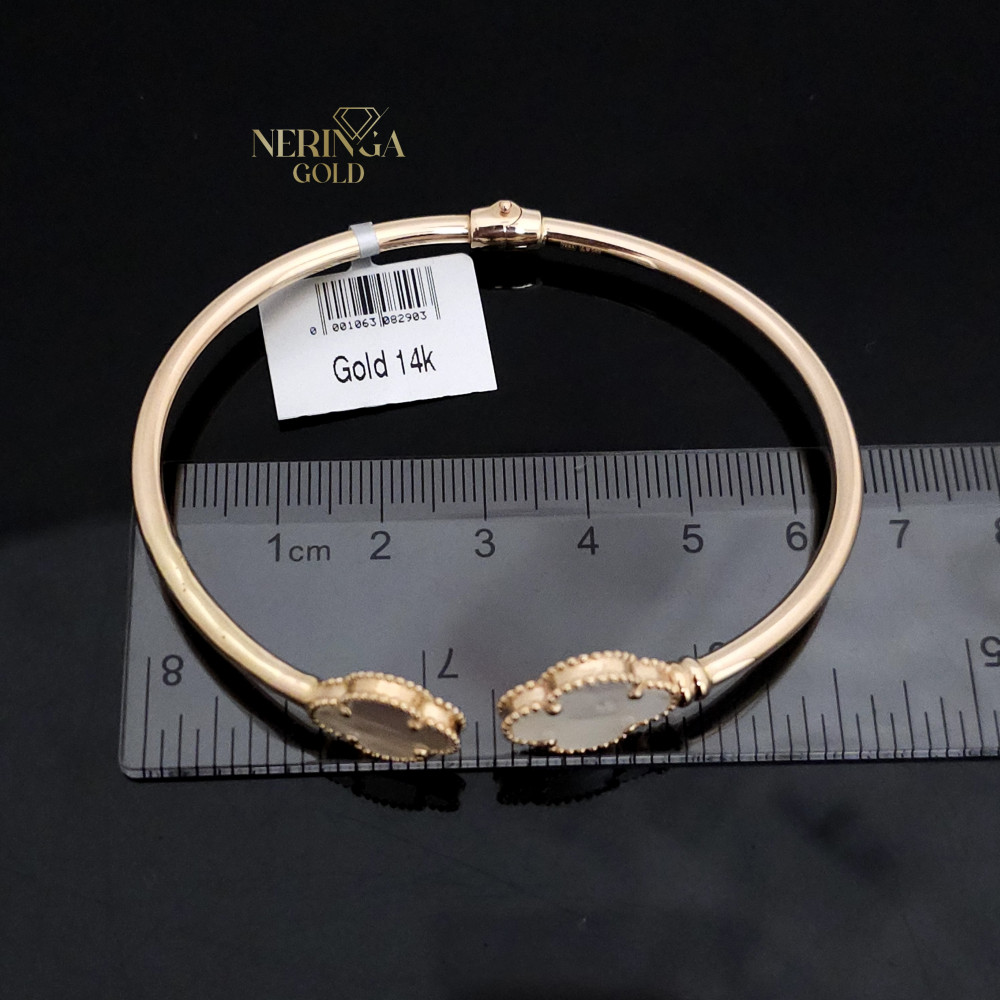 Rose gold hoop bracelet #66672