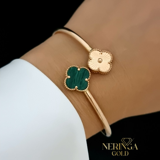 Rose gold hoop bracelet #66666