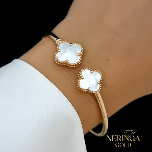 Rose gold hoop bracelet #66672