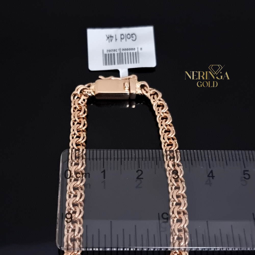 Rose gold full-bodied bracelet #66773