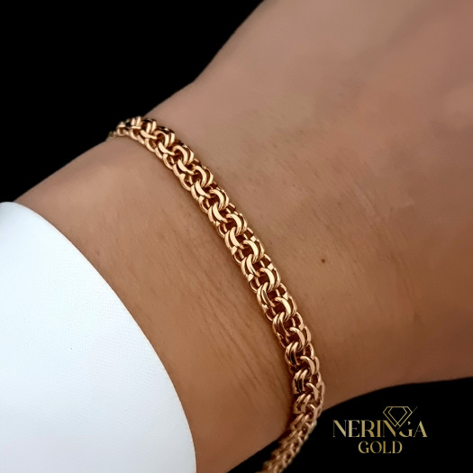 Rose gold full-bodied bracelet #66771