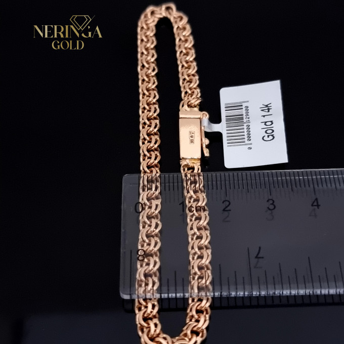 Rose gold full-bodied bracelet #66771 Rose gold full-bodied bracelet #66771