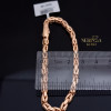 Rose gold full-bodied bracelet #66776 Rose gold full-bodied bracelet #66776