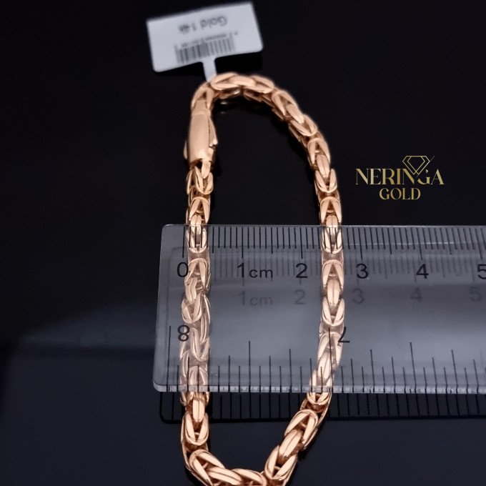 Rose gold full-bodied bracelet #66776 Rose gold full-bodied bracelet #66776