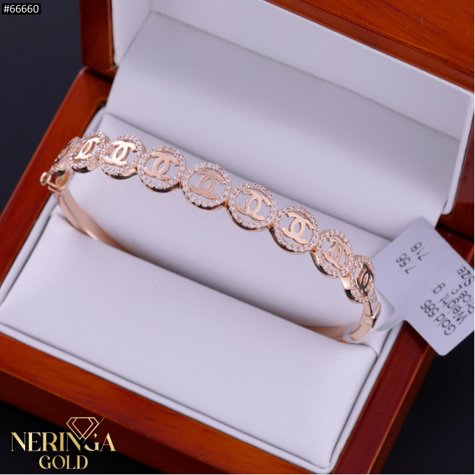 Rose gold hoop bracelet #66660 Rose gold hoop bracelet #66660