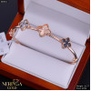 Rose gold hoop bracelet #66661