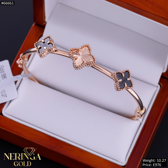 Rose gold hoop bracelet #66661