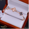 Rose gold hoop bracelet #66661