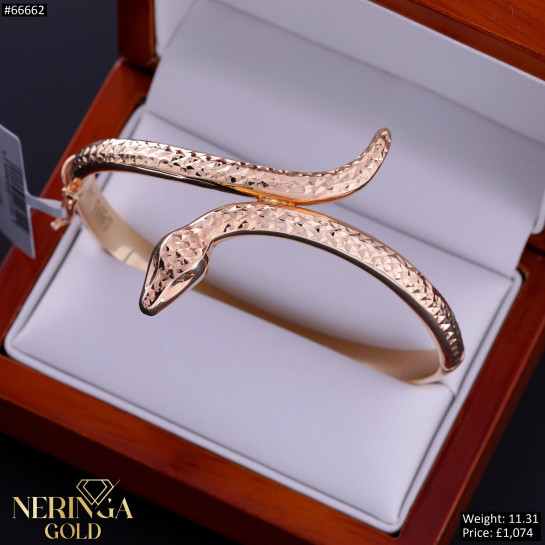 Rose gold hoop bracelet #66662