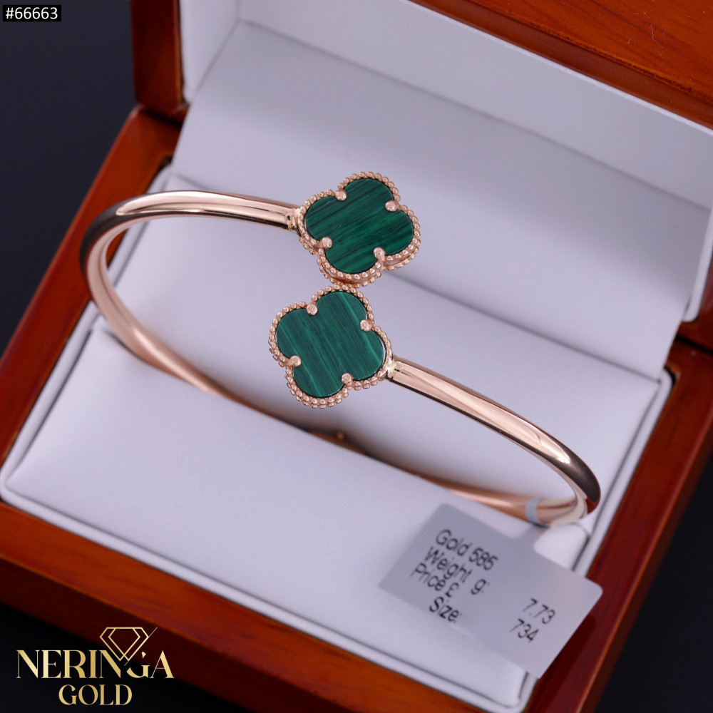 Rose gold hoop bracelet #66663