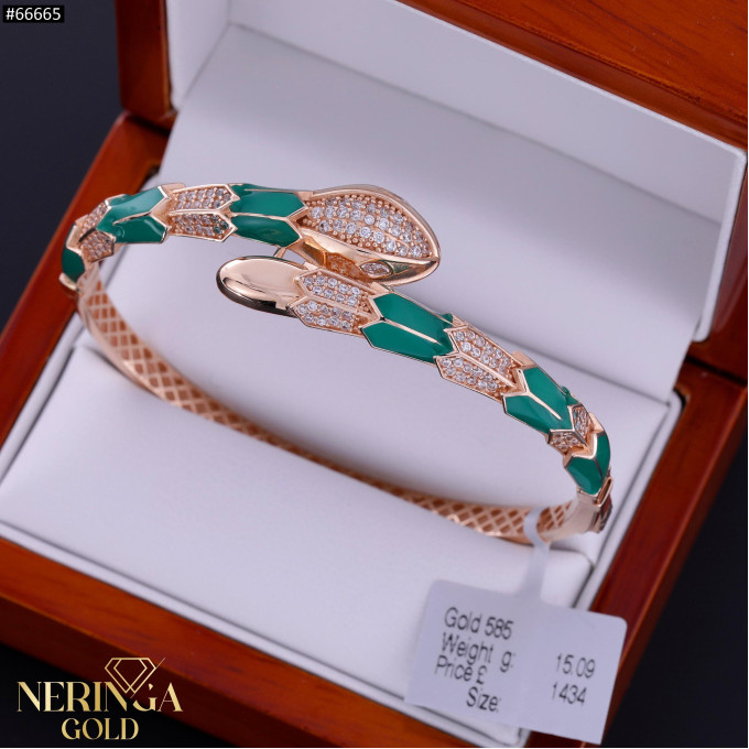 Rose gold hoop bracelet #66665 Rose gold hoop bracelet #66665