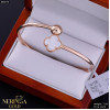 Rose gold hoop bracelet #66670