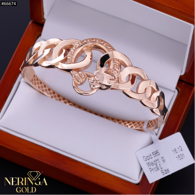Rose gold hoop bracelet #66674 Rose gold hoop bracelet #66674