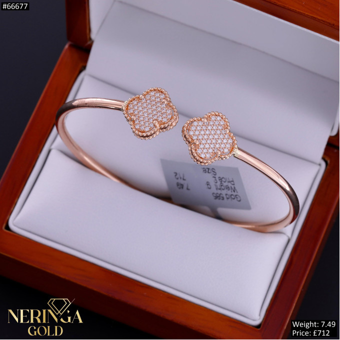 Rose gold hoop bracelet #66677 Rose gold hoop bracelet #66677
