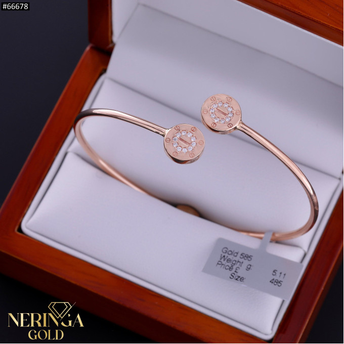 Rose gold hoop bracelet #66678 Rose gold hoop bracelet #66678