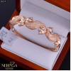 Rose gold hoop bracelet #66679