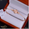 Rose gold hoop bracelet #66682