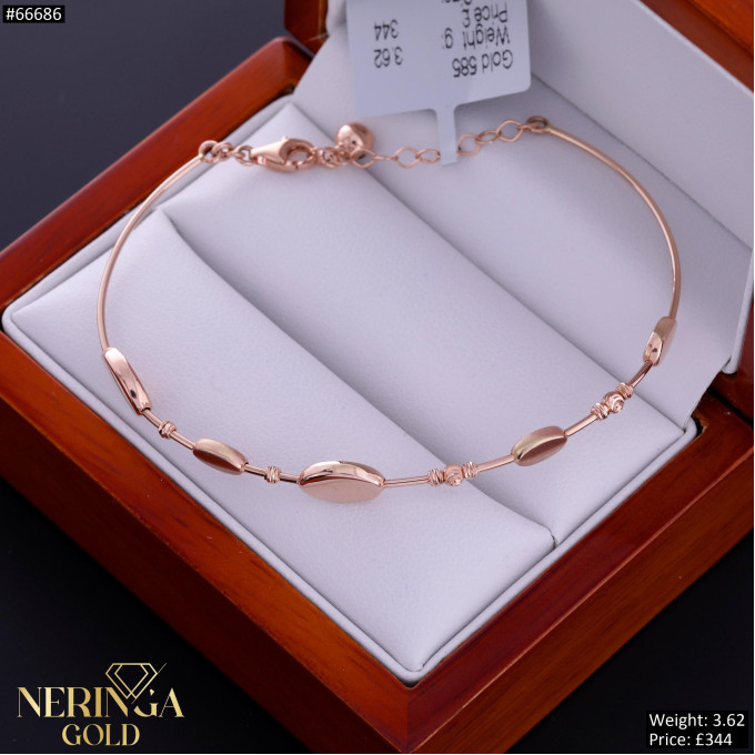 Rose gold hoop bracelet #66686 Rose gold hoop bracelet #66686