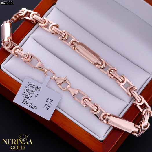 Rose gold bracelet #67102