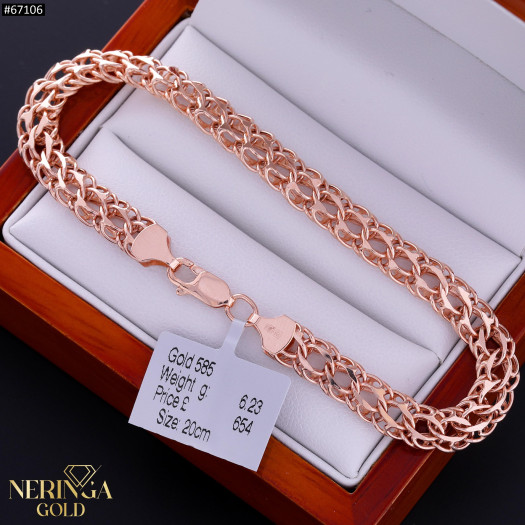 Rose gold bracelet #67106