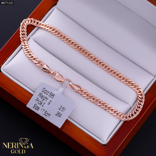 Rose gold bracelet #67110