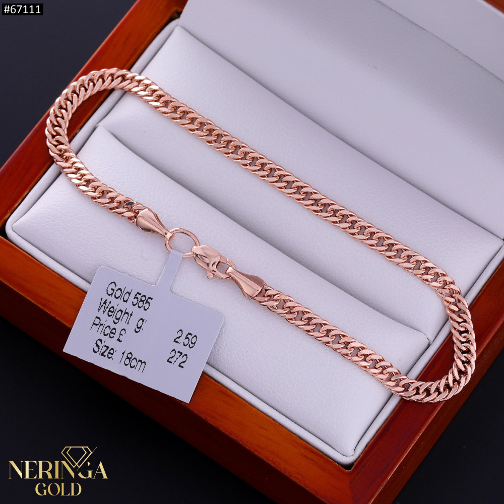 Rose gold bracelet #67111