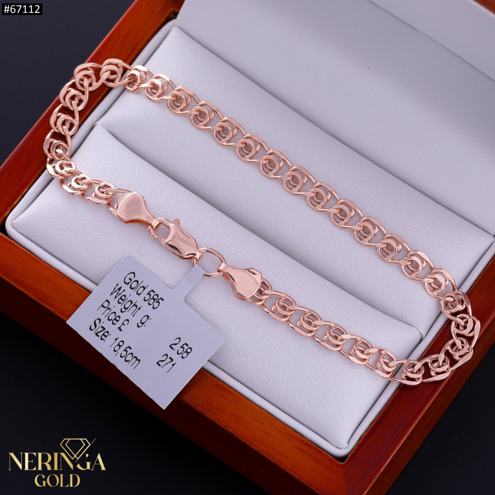 Rose gold bracelet #67112