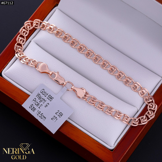Rose gold bracelet #67112