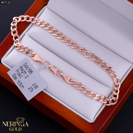 Rose gold bracelet #67116