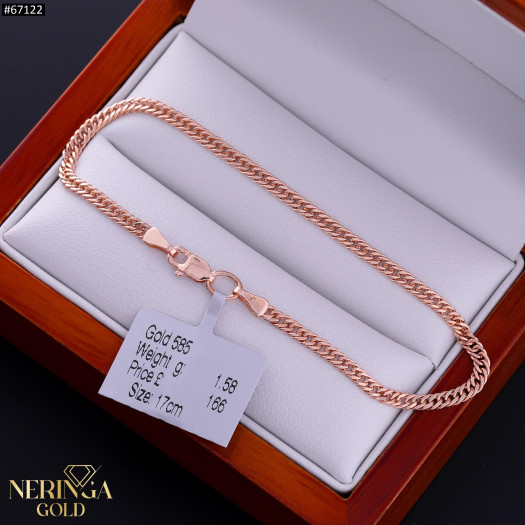 Rose gold bracelet #67122