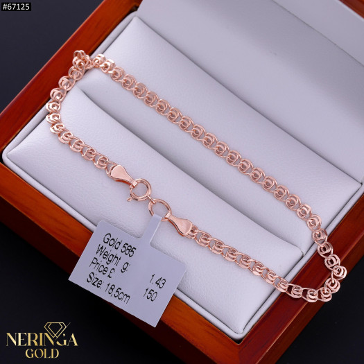 Rose gold bracelet #67125