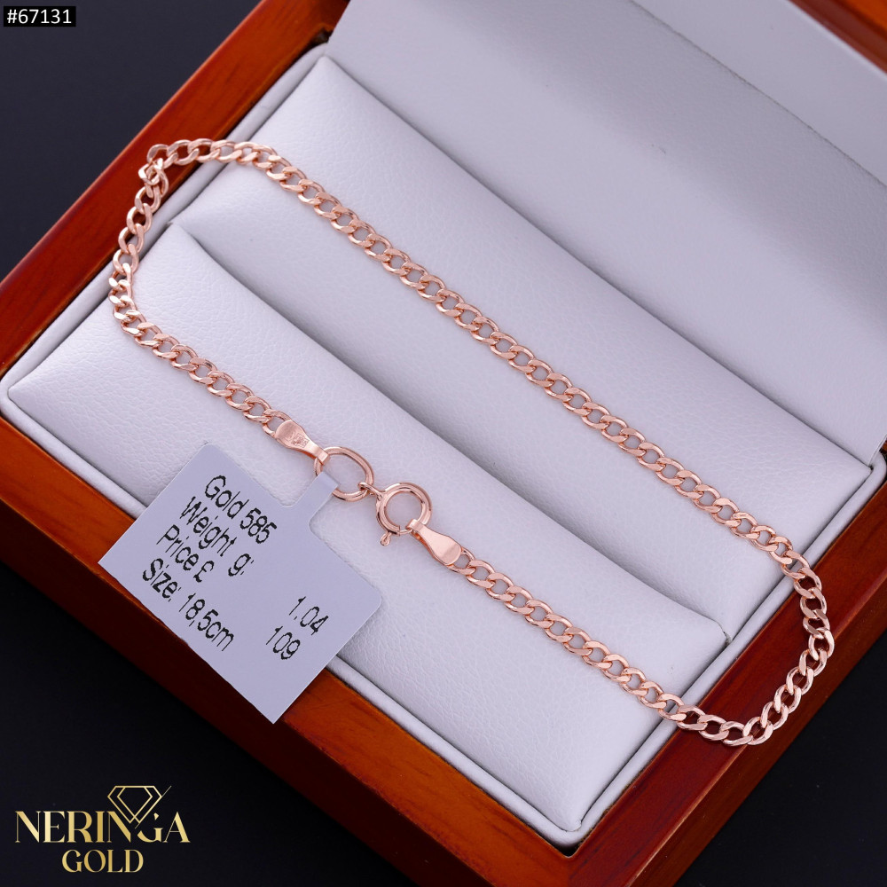 Rose gold bracelet #67131