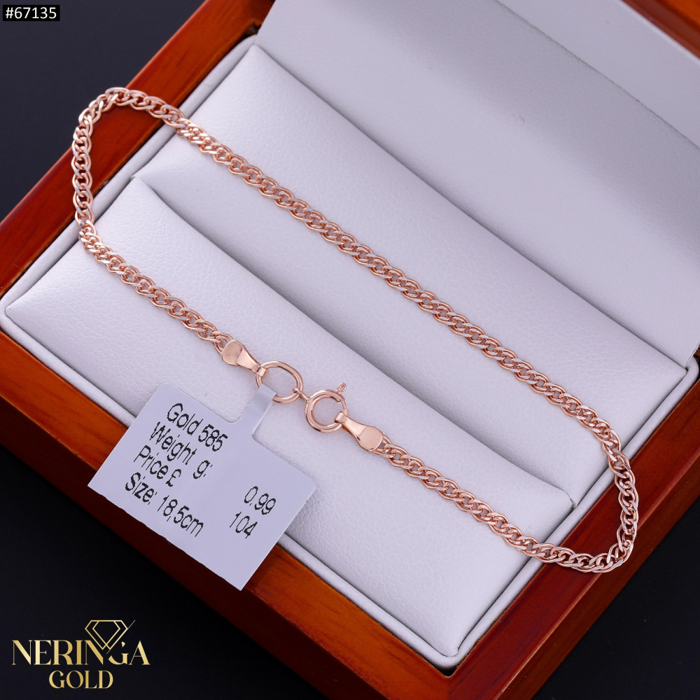 Rose gold bracelet #67135
