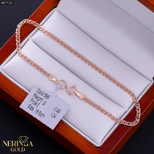 Rose gold bracelet #67135