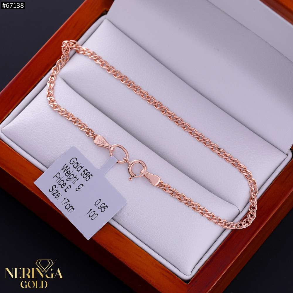 Rose gold bracelet #67138