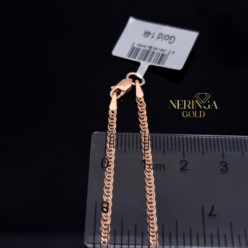 Rose gold full-bodied bracelet #67144