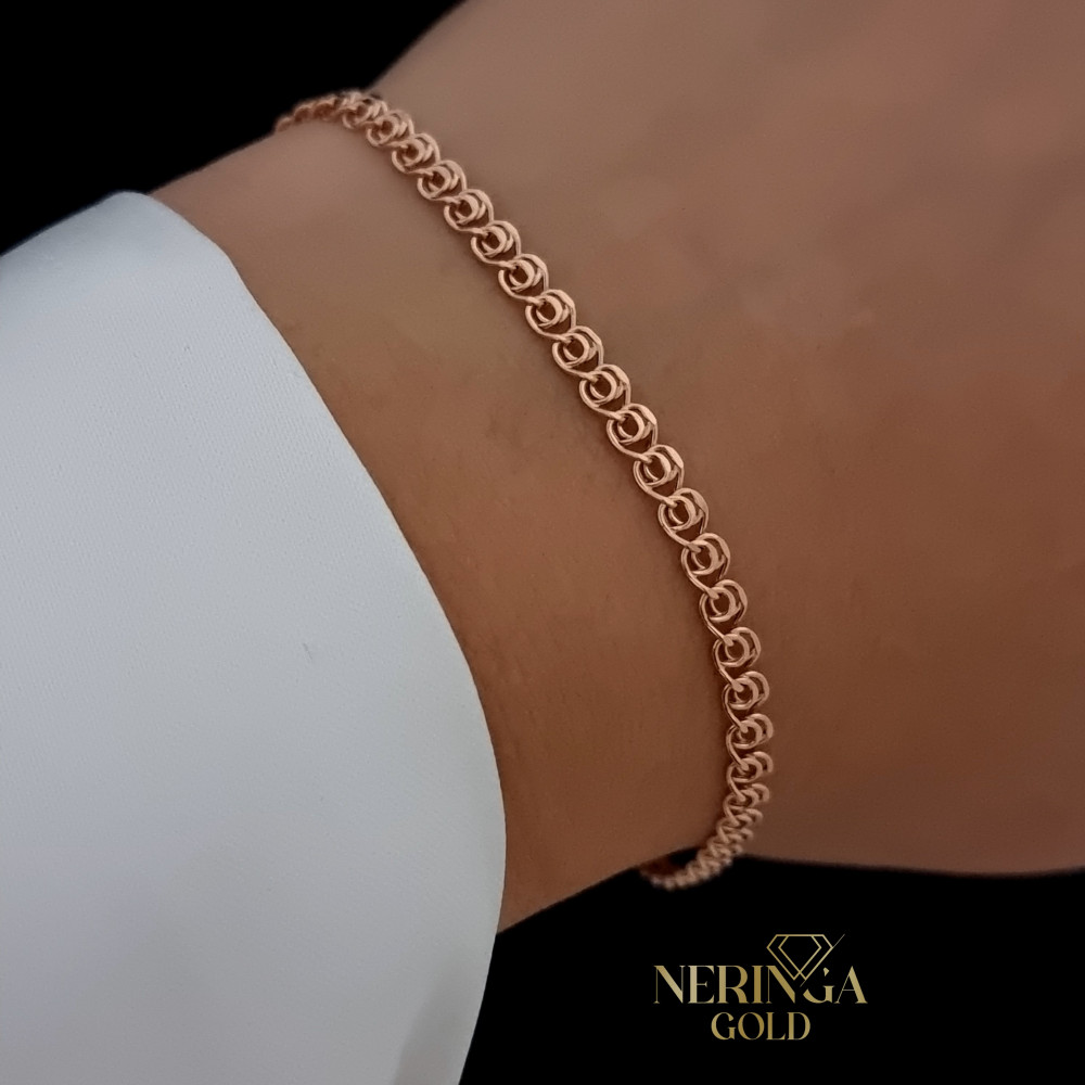 Rose gold bracelet #67125