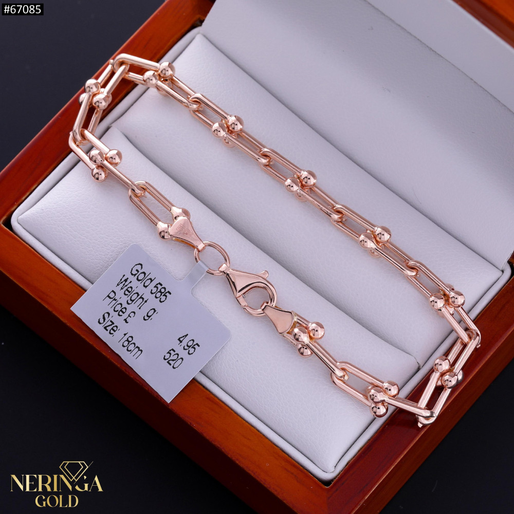 Rose gold bracelet #67085