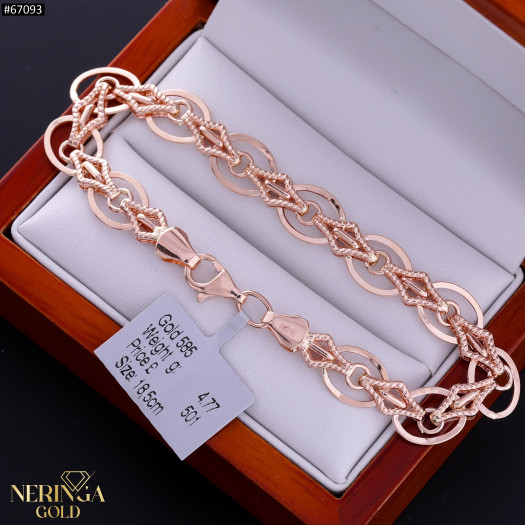 Rose gold bracelet #67093