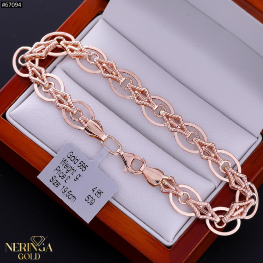 Rose gold bracelet #67094