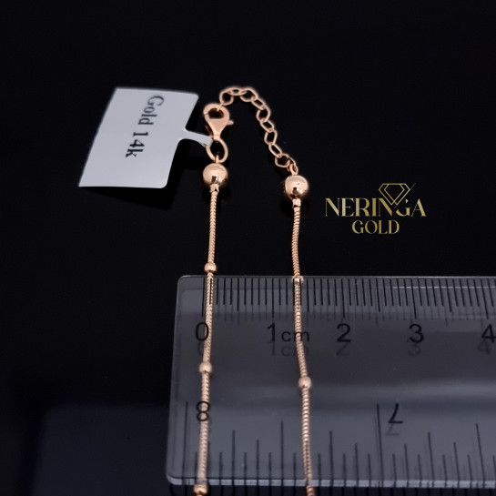 Rose gold foot bracelet #67557