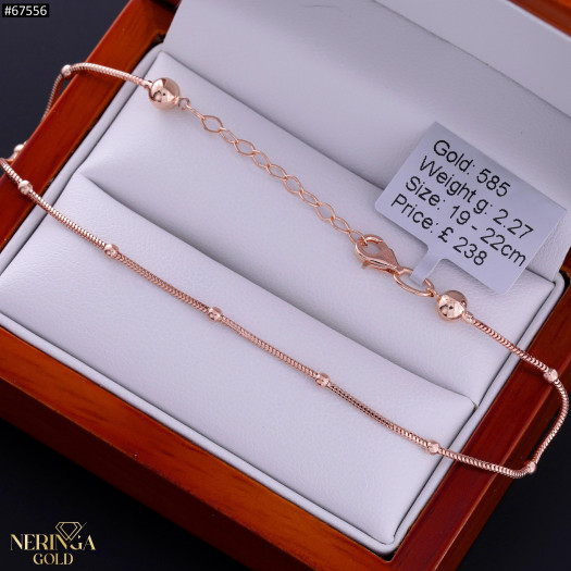 Rose gold bracelet #67556