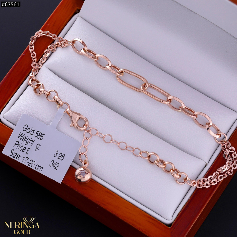 Rose gold bracelet #67561