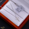 White gold necklace set #67564