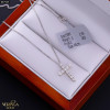 White gold necklace set #67565