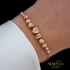 Rose gold bracelet #68310