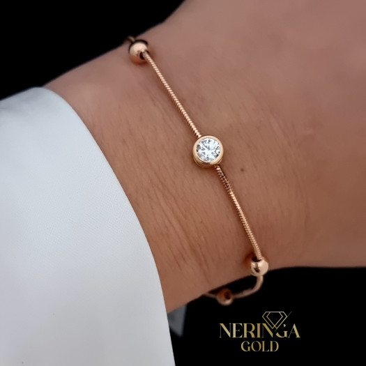 Rose gold bracelet #68311