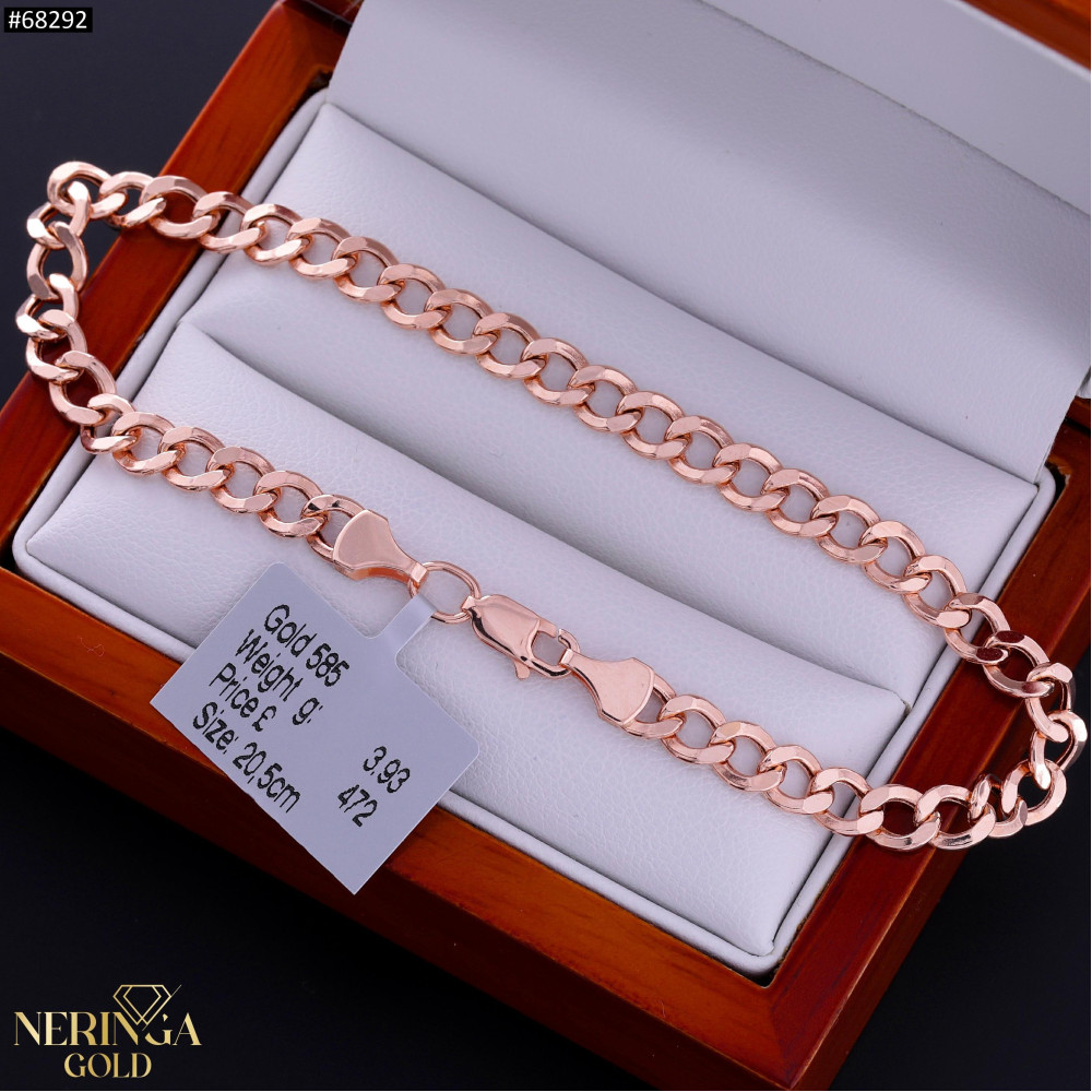 Rose gold bracelet #68292