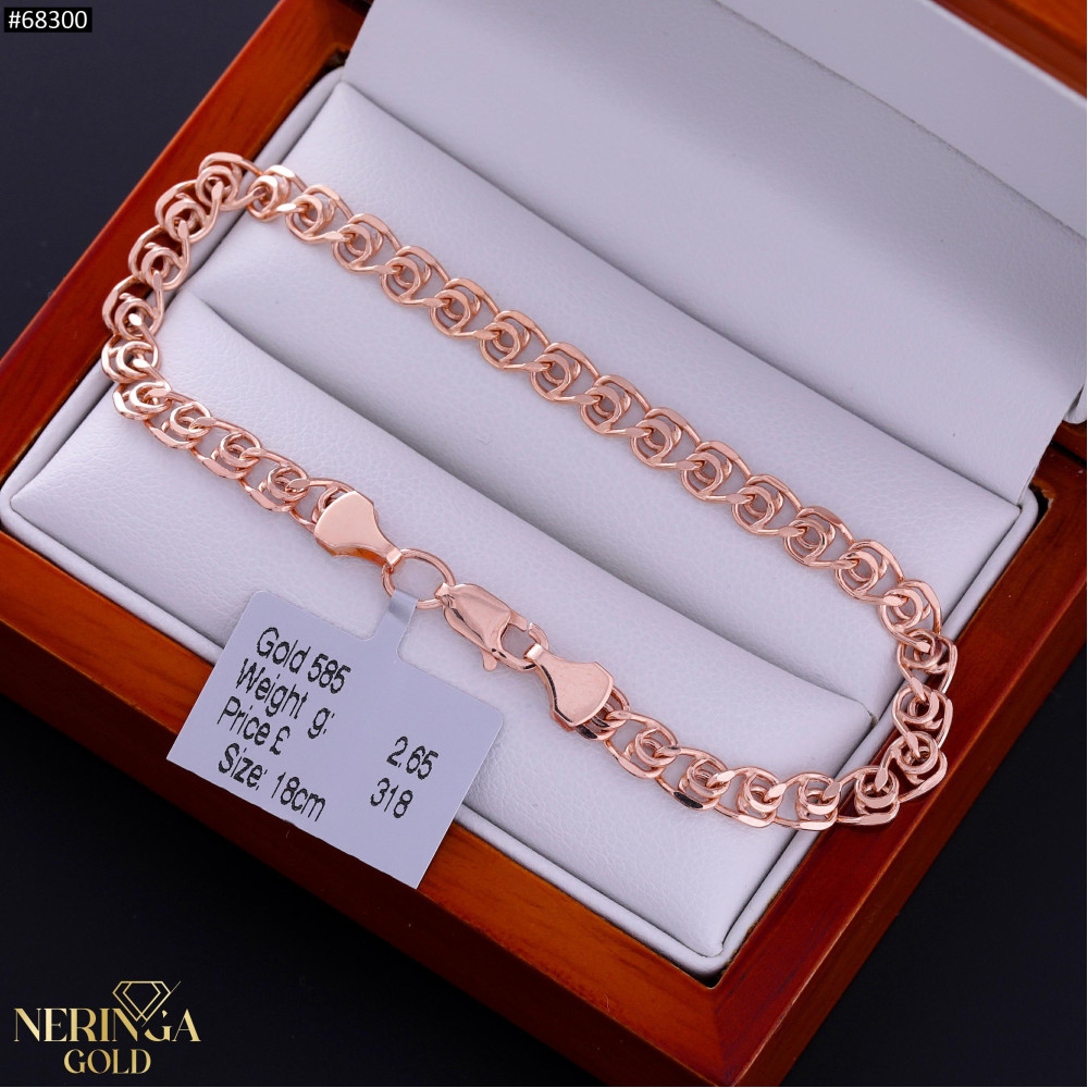Rose gold bracelet #68300